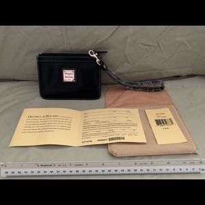D&B Leather wristlet, used with tags